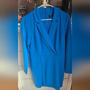 Express Vibrant Blue Dress